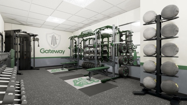 Gateway Christian Academy, Va Beach - weight room view